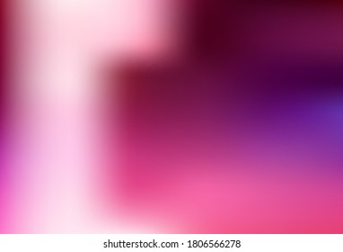 Dark Purple, Pink vector blurred background. Creative illustration in halftone style with gradient. Background for designs.