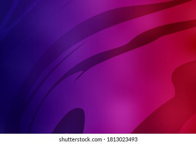 Púrpura oscuro, vector rosa borrosa textura brillante. Ilustración colorida abstracta con gradiente. Nuevo diseño de estilo para tu libro de marca.