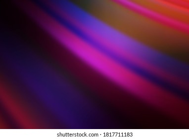 Dark Purple, Pink vector blurred bright texture. Creative illustration in halftone style with gradient. The best blurred design for your business.