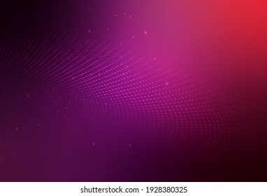 Dark Purple, Pink vector Blurred decorative design in abstract style with bubbles. Glitter abstract illustration with blurred drops of rain. Wallpaper for a cell phone.