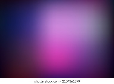 Dark purple, pink vector blurred pattern. Colorful gradient abstract illustration in blur style. Wallpaper for your web apps.