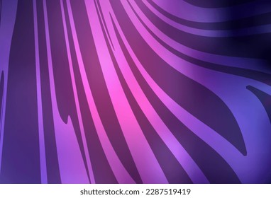 Dunkelviolett, rosafarbene Vektorgrafik unscharfes helles Muster. Abstrakte Illustration mit Farbverlauf-Design. Eleganter Hintergrund für ein Markenbuch.
