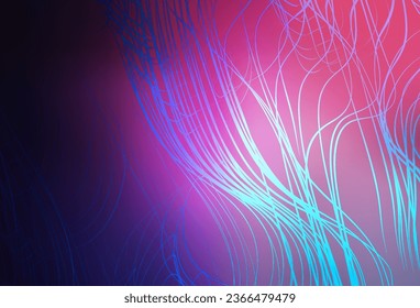 Dark Purple, Pink vector blurred bright texture. Creative illustration in halftone style with gradient. New style design for your brand book.