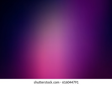 Dark Purple, Pink vector blurred background with glow. Art design pattern. Glitter abstract illustration with elegant bright gradient design.