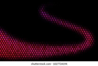 Dark Purple, Pink vector blurry rectangular background. Geometric background in square style with gradient. The pattern can be used for brand-new background.