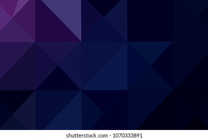 Dark Purple, Pink vector blurry triangle template. Shining colored illustration in a new style. That pattern can be used as a part of a brand book.