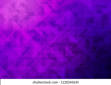Dark Purple, Pink vector blurry hexagon texture. Creative geometric illustration in Origami style with gradient. The textured pattern can be used for background.