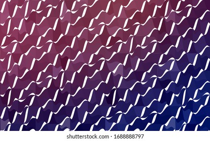 Diseño de fondo triangular oscuro púrpura y nítida vector rosa. Fondo geométrico en estilo Origami con degradado.