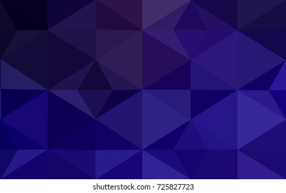 Dark Purple, Pink vector blurry triangle background design. Geometric background in Origami style with gradient. 