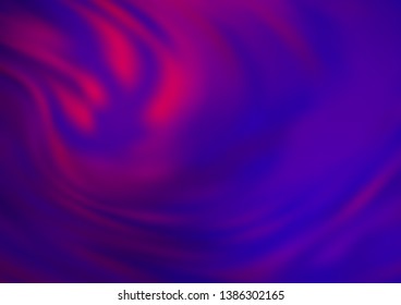 Dark Purple, Pink vector bokeh template. Creative illustration in halftone style with gradient. Brand new design for your business.