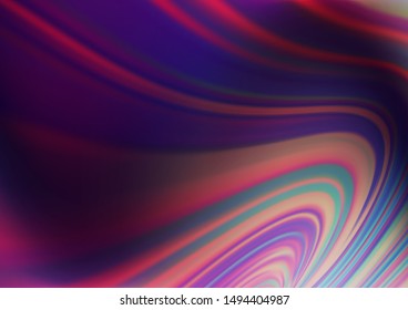 Dark Purple, Pink vector bokeh and colorful pattern. Creative illustration in halftone style with gradient. The blurred design can be used for your web site.
