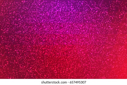 Dark Purple, Pink vector christmas postcard low polygon background. Illustration consisting of triangles. Abstract triangular polygonal origami or crystal design of New Year celebration.