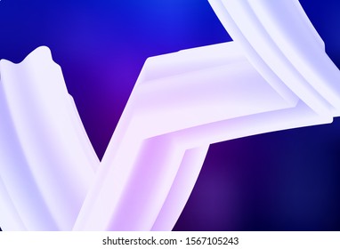 Dark Purple, Pink vector colorful blur background. Modern abstract illustration with gradient. Smart design for your work.