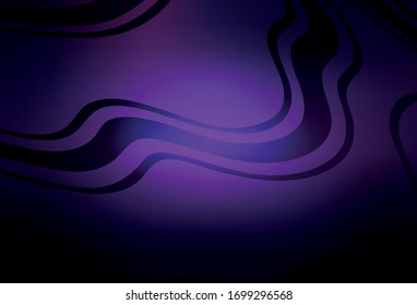 Dark Purple, Pink vector colorful blur backdrop. Modern abstract illustration with gradient. Smart design for your work.