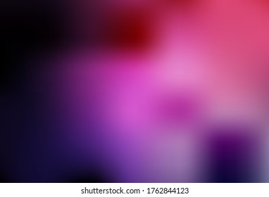 Dark Purple, Pink vector colorful blur backdrop. Shining colorful illustration in smart style. Completely new design for your business.