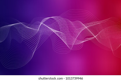 Dark Purple, Pink vector cover with spots. Abstract illustration with colored bubbles in nature style. The pattern can be used for beautiful websites.