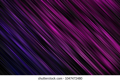 Dark Purple, Pink vector cover with long lines. Blurred decorative design in simple style with lines. Best design for your ad, poster, banner.