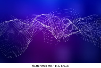Dark Purple, Pink vector cover with spots. Blurred decorative design in abstract style with bubbles. The pattern can be used for ads, leaflets of liquid.