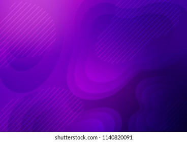 Dark Purple, Pink vector cover with long lines. Shining colored illustration with narrow lines. Best design for your ad, poster, banner.