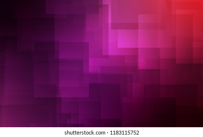 Dark Purple, Pink vector cover with stright stripes. Decorative shining illustration with lines on abstract template. Smart design for your business advert.