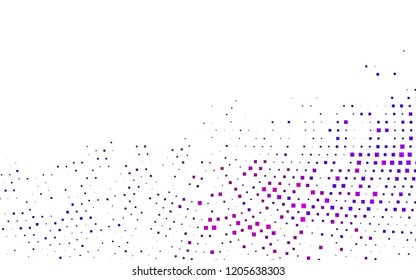 Dark Purple, Pink vector cover in polygonal style. Decorative design in abstract style with rectangles. Smart design for your business advert.