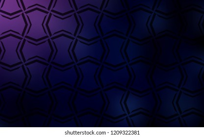 Dark Purple, Pink vector cover with stright stripes. Blurred decorative design in simple style with lines. Pattern for ads, posters, banners.
