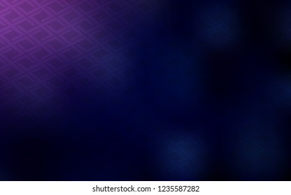 Dark Purple, Pink vector cover in polygonal style. Illustration with set of colorful rectangles. Pattern can be used for websites.