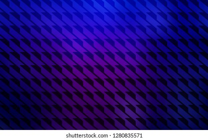 Dark Purple, Pink vector cover with stright stripes. Blurred decorative design in simple style with lines. Smart design for your business advert.