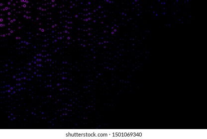 Dark Purple, Pink vector cover with spots. Abstract illustration with colored bubbles in nature style. Template for your brand book.