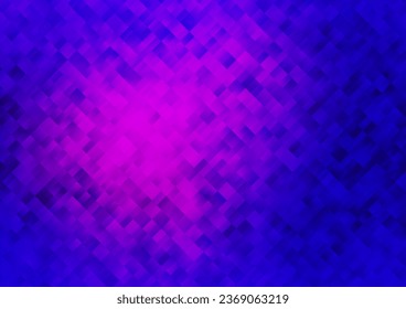 Dunkelviolett, rosafarbene Vektorgrafik im polygonalen Stil. Abstrakte Farbverlauf-Abbildung mit Rechtecken. Kluges Design für Ihre Unternehmenswerbung.