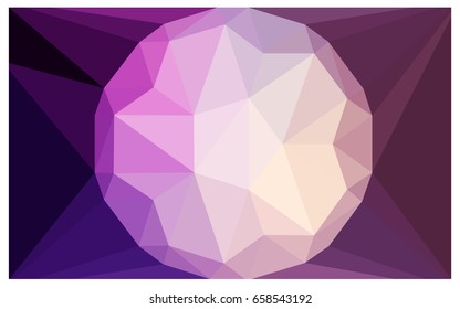 Dark Purple, Pink vector diamond Pattern. Geometric Gemstone sample. Repeating template with a gem in center. Jewelry gems texture for your design. Pattern can be used for background.