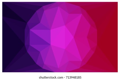 Dark Purple, Pink vector diamond Pattern. Geometric Gemstone sample. Repeating template with a gem in center. Jewelry gems texture for your design. Pattern can be used for background.