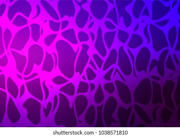 Dark Purple, Pink vector doodle blurred pattern. Modern geometrical abstract illustration with doodles. The elegant pattern can be used as a part of a brand book.