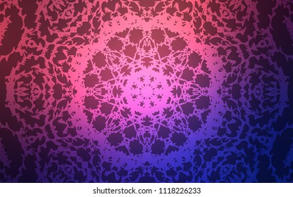 Dark Purple, Pink vector doodle blurred background. Childish elegant natural pattern with gradient. The completely new template can be used for your brand book.