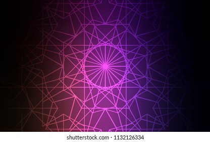 Dark Purple, Pink vector doodle blurred template. Colorful illustration in abstract style with doodles created by child. A new texture for your design.