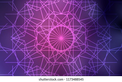 Dark Purple, Pink vector doodle blurred background. Doodles created by child on blurred abstract background with gradient. Hand painted design for web, leaflet, textile.