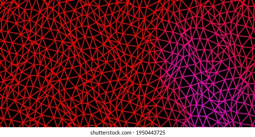 Diseño poligonal geométrico vectorial oscuro púrpura y rosa. Ilustración abstracta moderna con triángulos poligonales. Diseño moderno para tus aplicaciones.