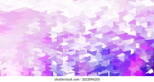 Diseño poligonal geométrico vectorial oscuro púrpura y rosa. Ilustración degradada de estilo poligonal con triángulos. Fondo de escritorio para tus aplicaciones web.