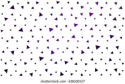 Dark Purple, Pink vector geometric simple minimalistic background, which consist of triangles on white background. Triangular pattern with gradient for your business design. 