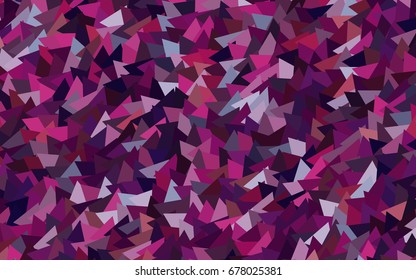 Dark Purple, Pink vector geometric simple minimalistic background, which consist of triangles on white background. Triangular pattern with gradient for your business design. 