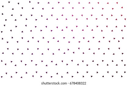 Dark Purple, Pink vector geometric simple minimalistic background, which consist of triangles on white background. Triangular pattern with gradient for your business design. 