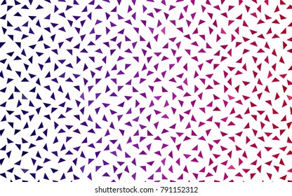 Dark Purple, Pink vector geometric simple minimalistic background, which consist of triangles on white background. Triangular pattern with gradient for your business design. 