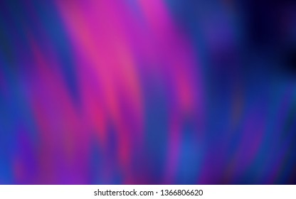 Dark Purple, Pink vector glossy abstract background. An elegant bright illustration with gradient. Blurred design for your web site.