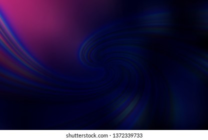 Dark Purple, Pink vector glossy abstract backdrop. Glitter abstract illustration with gradient design. New style for your business design.