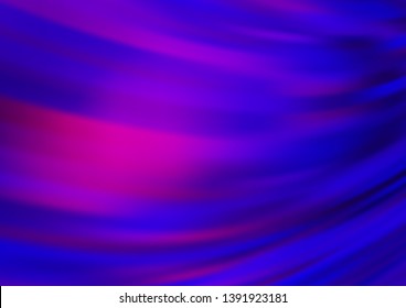 Dark Purple, Pink vector glossy bokeh pattern. An elegant bright illustration with gradient. The template for backgrounds of cell phones.