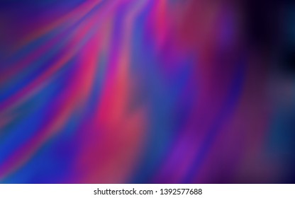 Dark Purple, Pink vector glossy abstract background. Colorful illustration in abstract style with gradient. Blurred design for your web site.