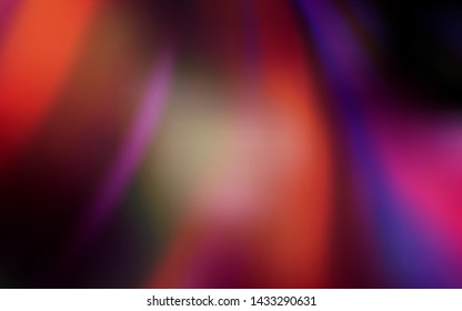 Dark Purple, Pink vector glossy abstract layout. Creative illustration in halftone style with gradient. Completely new design for your business.