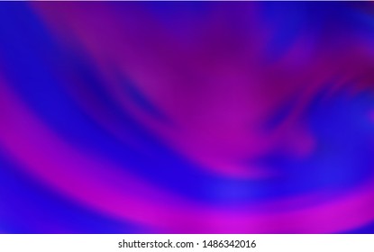 Dark Purple, Pink vector glossy abstract background. Colorful abstract illustration with gradient. New way of your design.