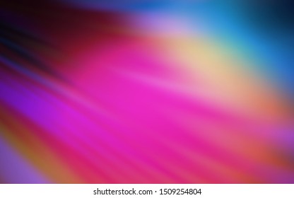 Dark Purple, Pink vector glossy abstract backdrop. Shining colored illustration in smart style. New style design for your brand book.