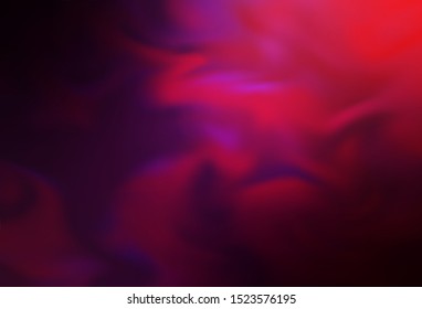 Dark Purple, Pink vector glossy abstract layout. Creative illustration in halftone style with gradient. Background for designs.